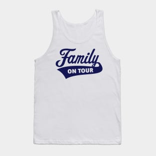 Family On Tour (Family Vacation / Navy) Tank Top